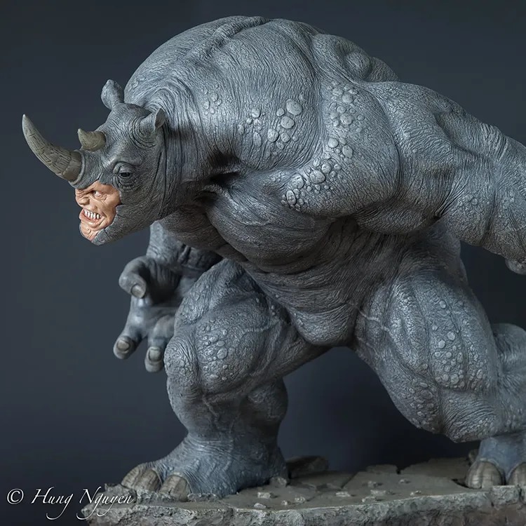 Rhino Statue - Spider-Man - MARVEL 01
