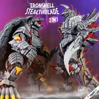 3D Models 8 mecha ironshell vs stealthblade (2in1 pack) stl file for 3d printing
