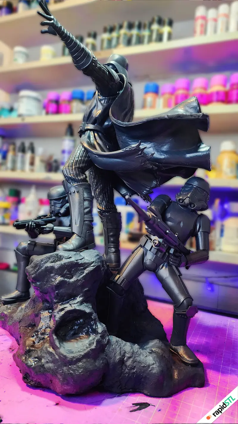 Darth Vader Diorama - RapidSTL - 08