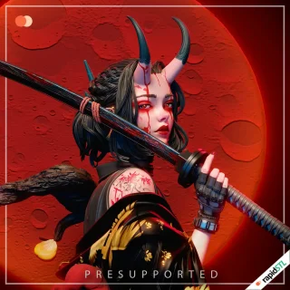 3D Models 1 oni samurai 3d print stl model demon