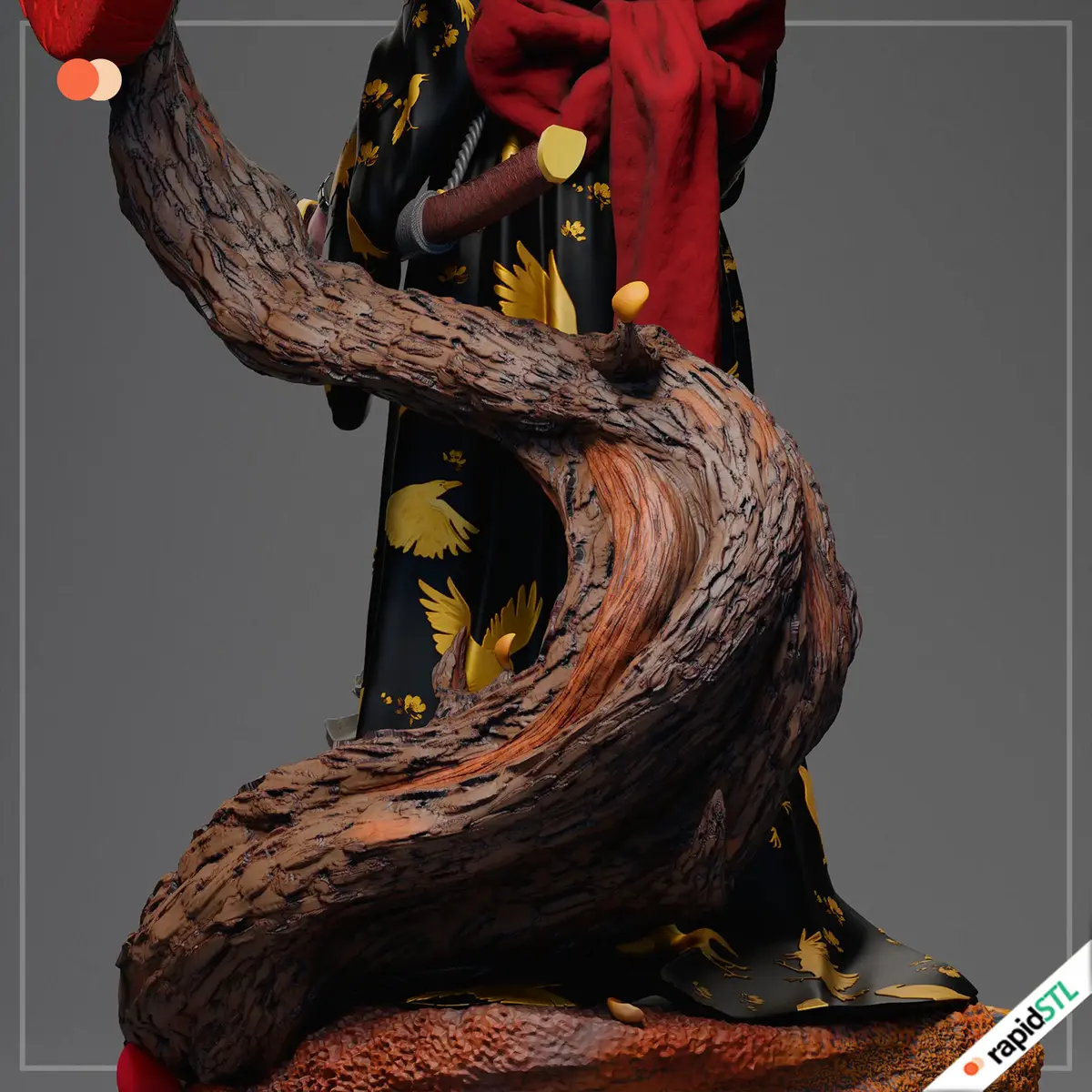 oni samurai 3d print stl model