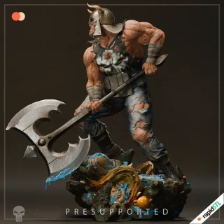 3D Models 2 punisher kill krew viking 3d stl model for printing and painting