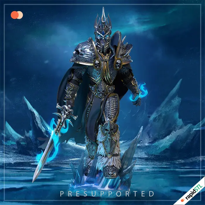 arthas wow world of warcraft 3d stl model for printing