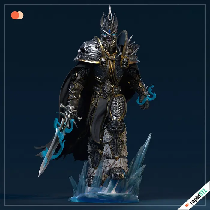 arthas wow world of warcraft 3d stl model for printing