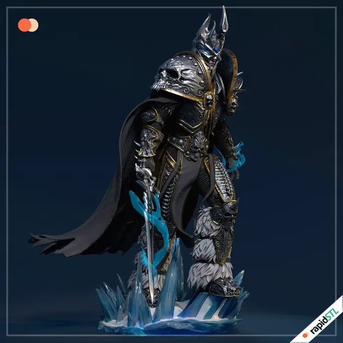 arthas wow world of warcraft 3d stl model for printing