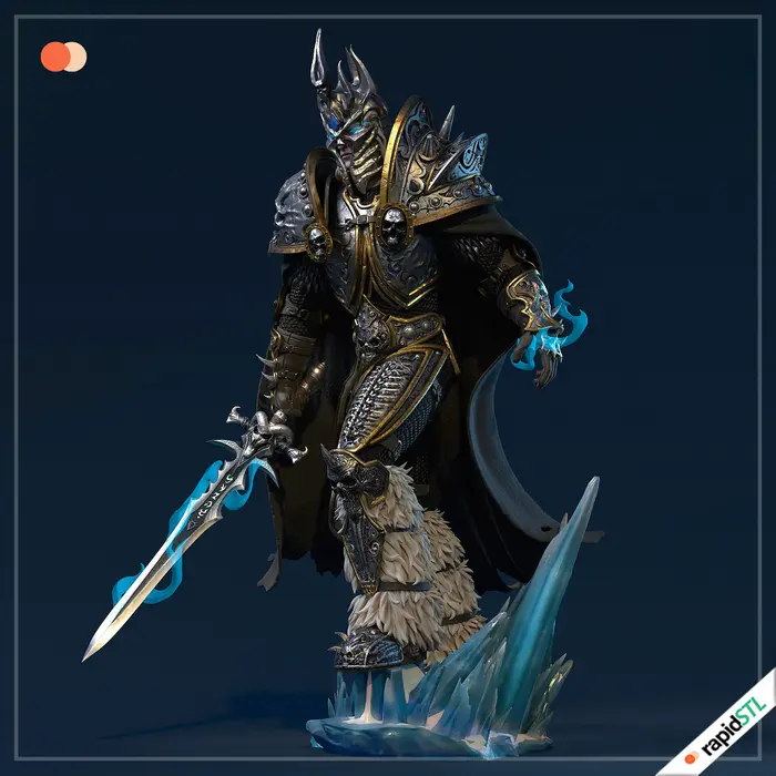 arthas wow world of warcraft 3d stl model for printing