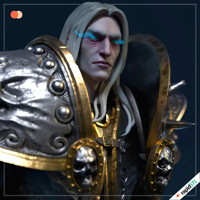 arthas wow world of warcraft 3d stl model for printing