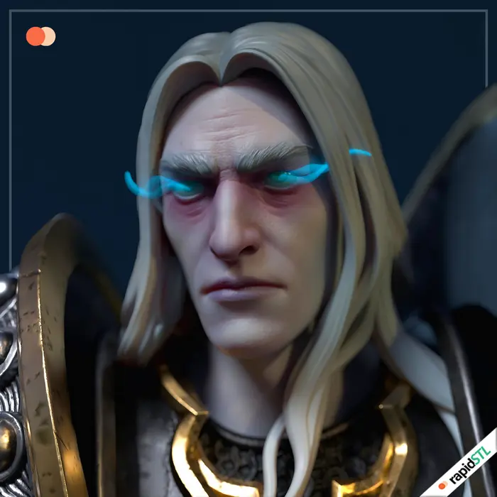 arthas wow world of warcraft 3d stl model for printing