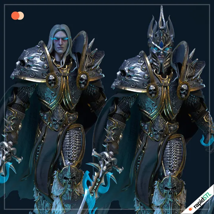arthas wow world of warcraft 3d stl model for printing