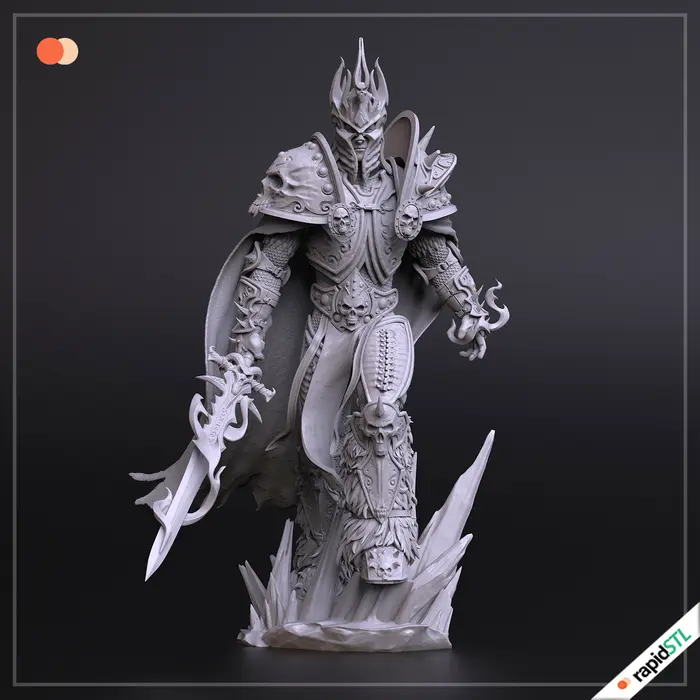 arthas wow world of warcraft 3d stl model for printing