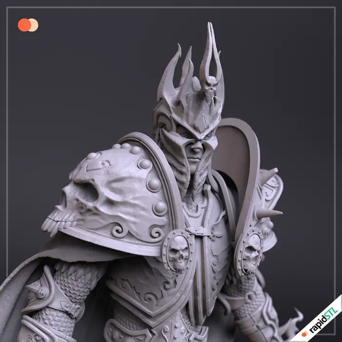 arthas wow world of warcraft 3d stl model for printing