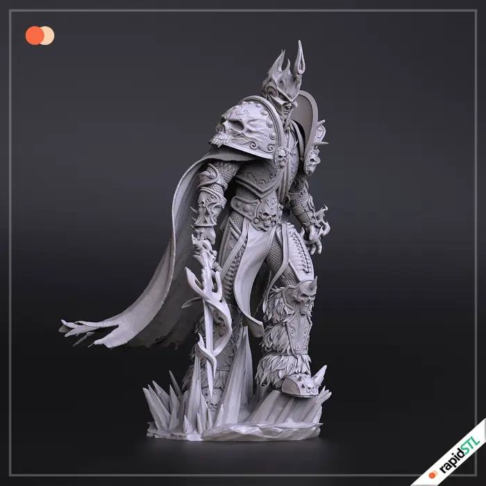 arthas wow world of warcraft 3d stl model for printing