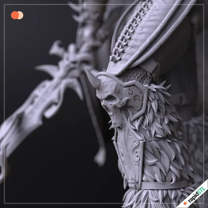 arthas wow world of warcraft 3d stl model for printing