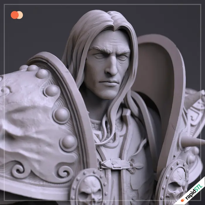 arthas wow world of warcraft 3d stl model for printing