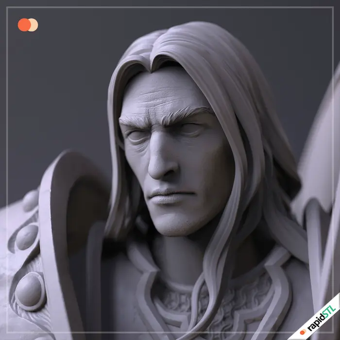 arthas wow world of warcraft 3d stl model for printing