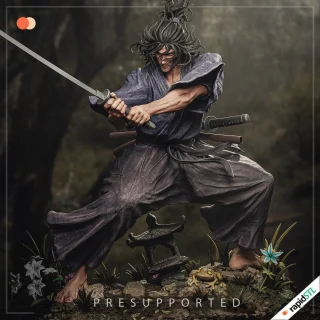 Musashi Miyamoto • 1:6 | 1:9 Scale 25 musashi miyamoto 3d stl model for printing